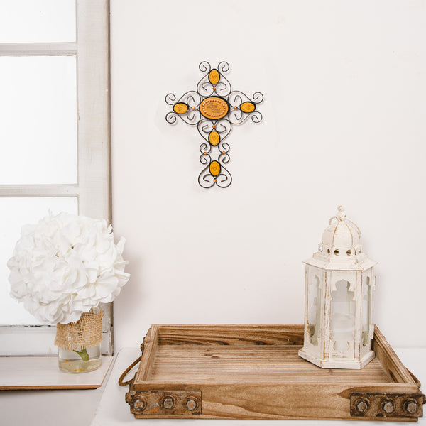Pavilion Gift Company Trust In The Lord 9" Wall Hanging Cross
