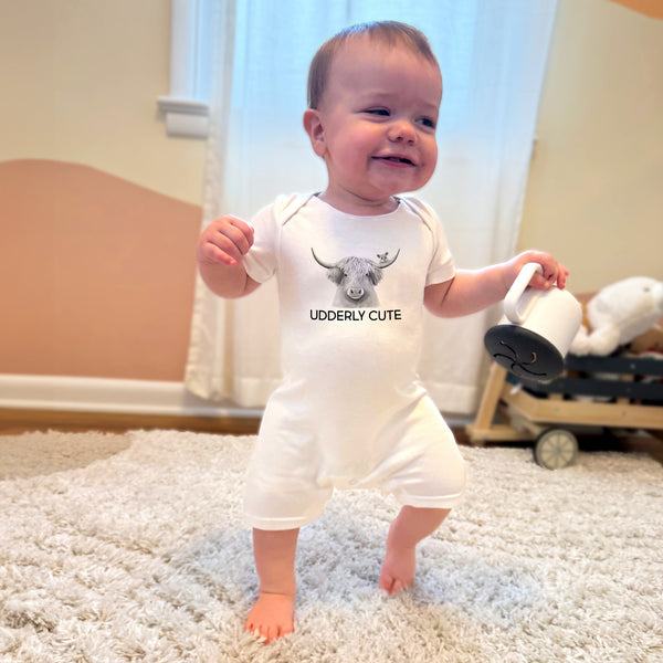 Pavilion Gift Company Udderly Cute 6-12 Months Romper