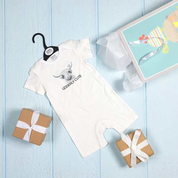 Pavilion Gift Company Udderly Cute 6-12 Months Romper