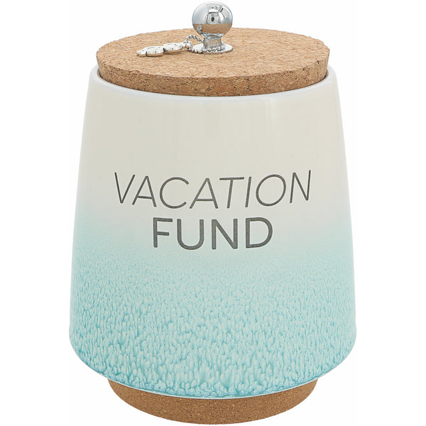 pavilion gift company Vacation 6.5" Ceramic Savings Bank