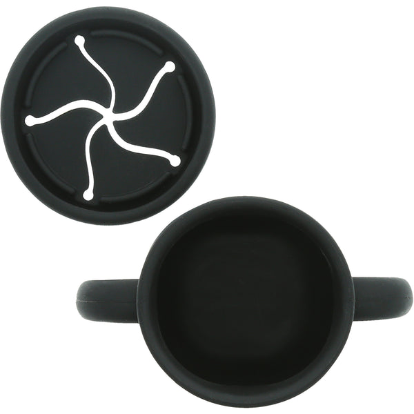 Pavilion Gift Company W.T.F. 3.5" Silicone Snack Bowl With Lid