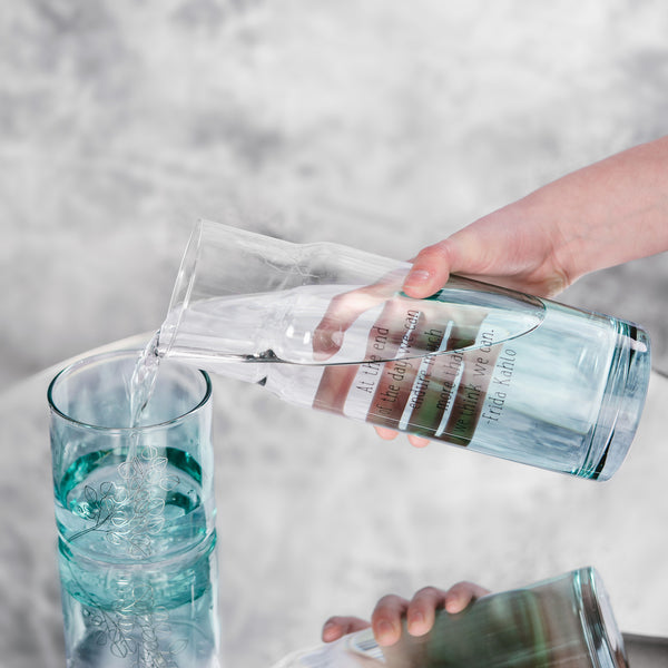 Pavilion Gift Company We Can Endure 32 Oz Water Carafe And Tumbler Set