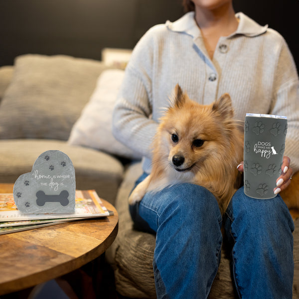 Pavilion Gift Company Where The Dog Is 6" Garden Stone