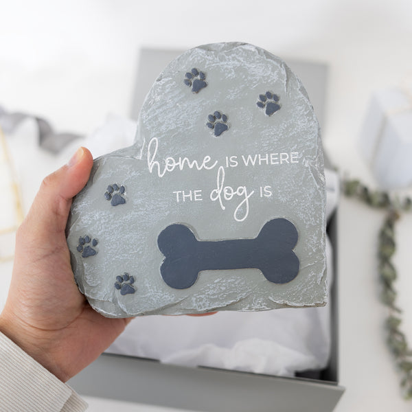 Pavilion Gift Company Where The Dog Is 6" Garden Stone