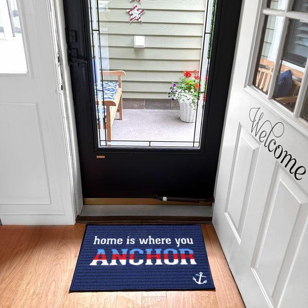 Pavilion Gift Company Where You Anchor 27.5" X 17.75" Floor Mat