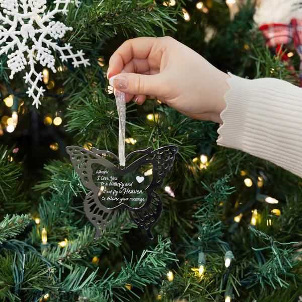 Pavilion Gift Company Whisper 4" Mirrored Glass Ornament