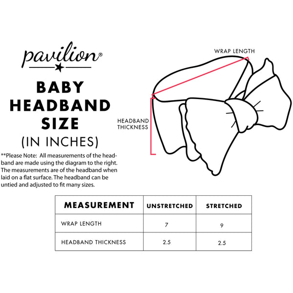 Pavilion Gift Company White And Navy Polka Dot Ruffled Knitted Headband