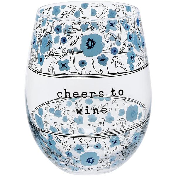 pavilion gift company Wine 18 oz Stemless Wine Glass