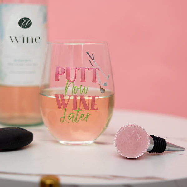 Pavilion Gift Company Wine Later Bottle Stopper Gift Set