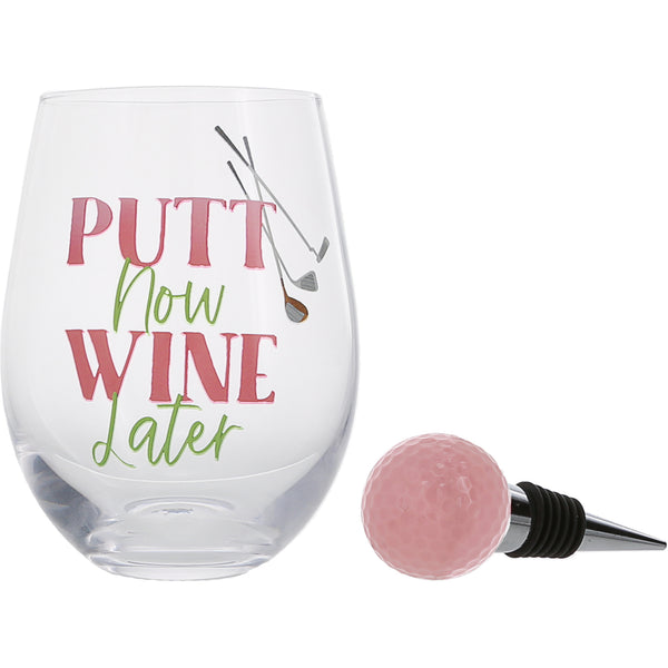 pavilion gift company Wine Later Bottle Stopper Gift Set