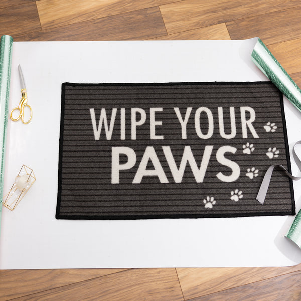 Pavilion Gift Company Wipe Your Paws 27.5" X 17.75" Floor Mat