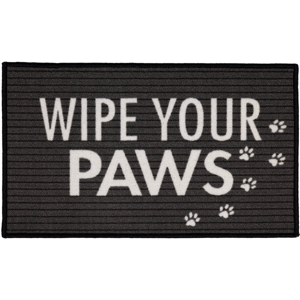 pavilion gift company Wipe Your Paws 27.5" x 17.75" Floor Mat