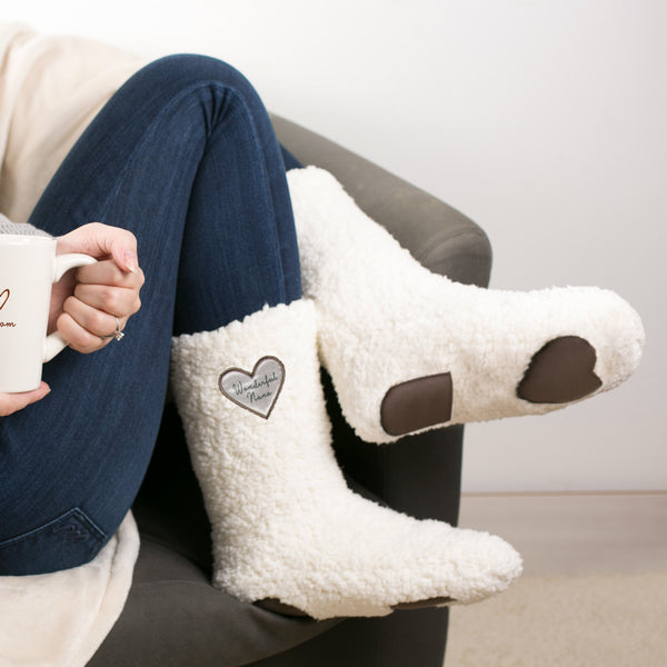 Pavilion Gift Company Wonderful Nana One Size Fits Most Sherpa Slipper
