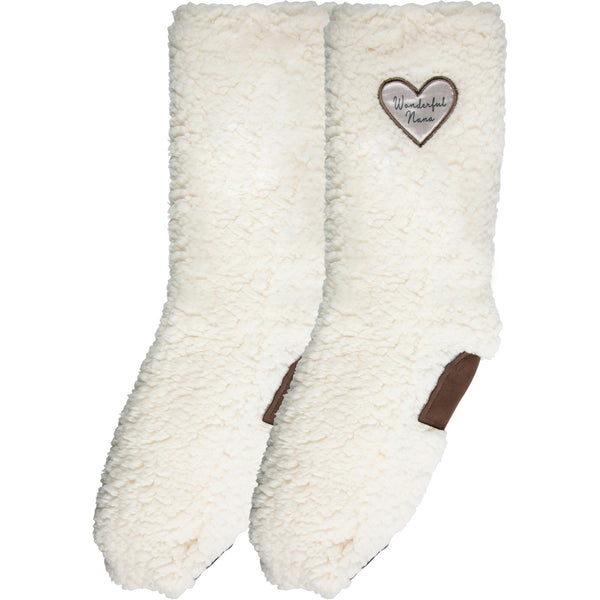 pavilion gift company Wonderful Nana One Size Fits Most Sherpa Slipper