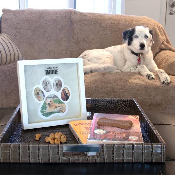 Pavilion Gift Company Woof 9" Pawprint Shadowbox Frame