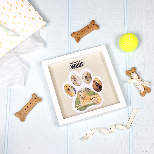 Pavilion Gift Company Woof 9" Pawprint Shadowbox Frame