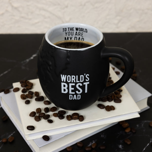 Pavilion Gift Company World's Best Dad 20 Oz Embossed Mug