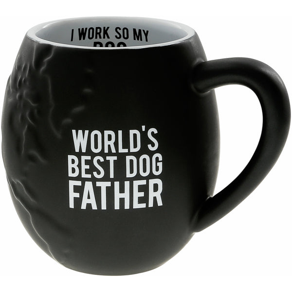 pavilion gift company World's Best Dog Father 20 oz Embossed Mug