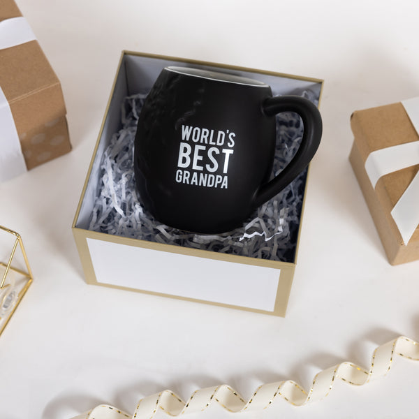 Pavilion Gift Company World's Best Grandpa 20 Oz Embossed Mug