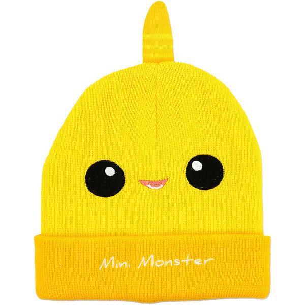 pavilion gift company Yellow Mini Monster One Size Fits All Baby Hat