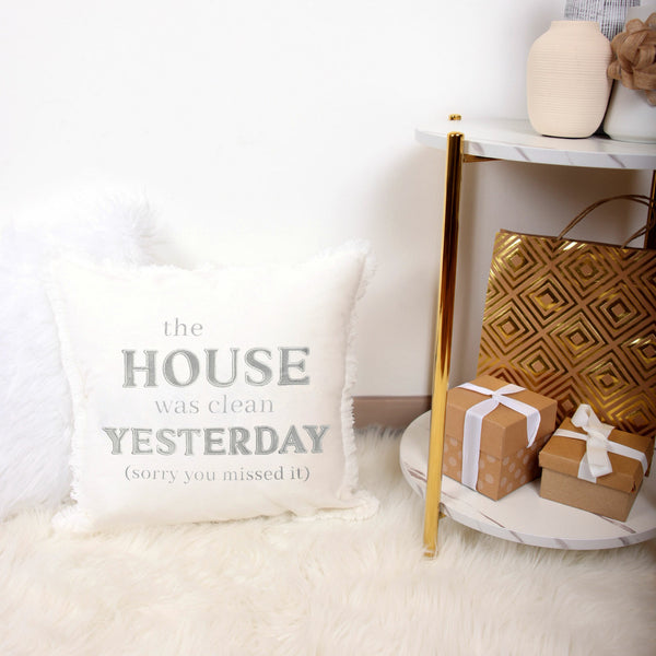 Pavilion Gift Company Yesterday 18" Throw Pillow Cover