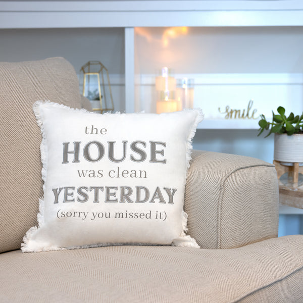Pavilion Gift Company Yesterday 18" Throw Pillow Cover