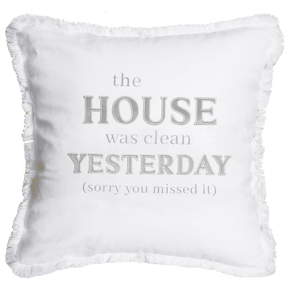 pavilion gift company Yesterday 18" Throw Pillow Cover