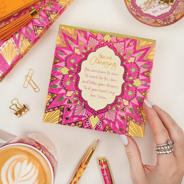 Pavilion Gift Company You Are Amazing 5.25" X 5.25" X 1.75" Note Box