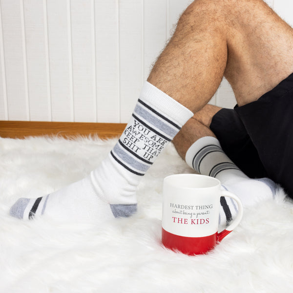 Pavilion Gift Company You Are Awesome M/L Unisex Crew Sock
