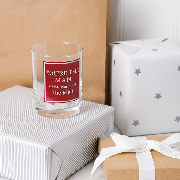 Pavilion Gift Company You’re The Man 13 Oz Rocks Glass