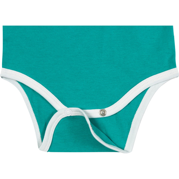 Pavilion Gift Company You Wake Me 12-24 Months Teal Bodysuit