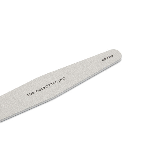 Peacci 120/180 Grey Coffin Nail File 5 Pack