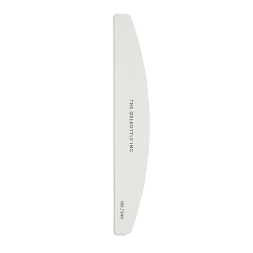 peacci 180/240 White Half Moon Nail File 5 Pack