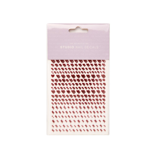 peacci Red Hearts & Twinkles Studio Nail Decals