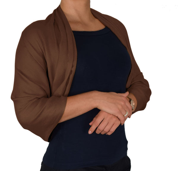 Peach Couture Chocolate Brown Pashmina Shawl Wrap Scarf