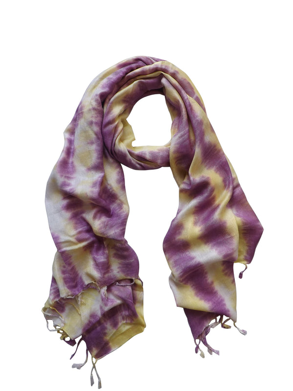 Peach Couture Exclusive Designer Faded Tie-Dye Pashmina Shawl