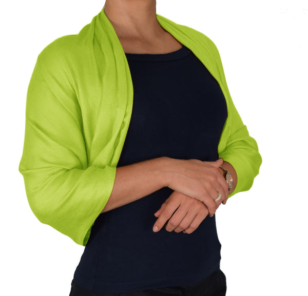 Peach Couture Kelly Green Pashmina Shawl Wrap Scarf