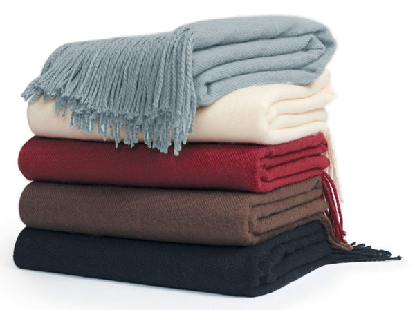 peach couture Luxurious Cashmere Throw Blanket (50x60")