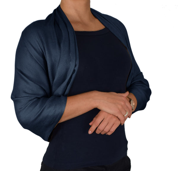 Peach Couture Midnight Blue Pashmina Shawl Wrap Scarf