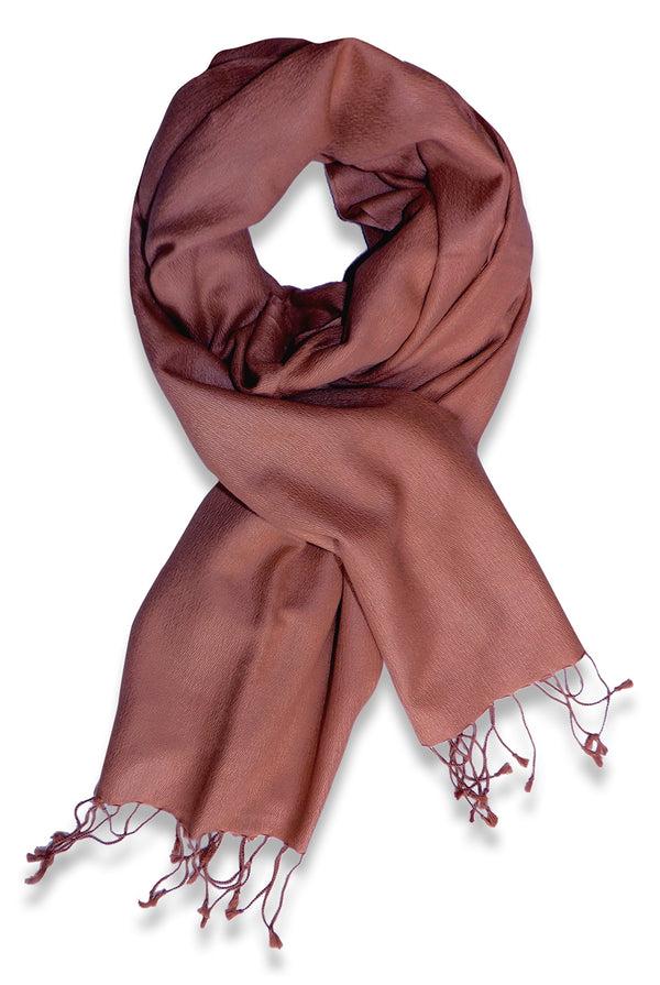 peach couture Cashmere & Silk Scarf
