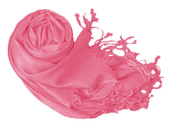 Peach Couture Hot Pink Pashmina Shawl Wrap Scarf