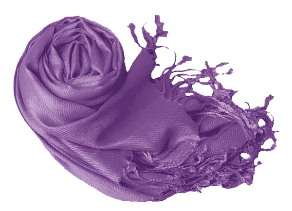Peach Couture Lavender Pashmina Shawl Wrap Scarf
