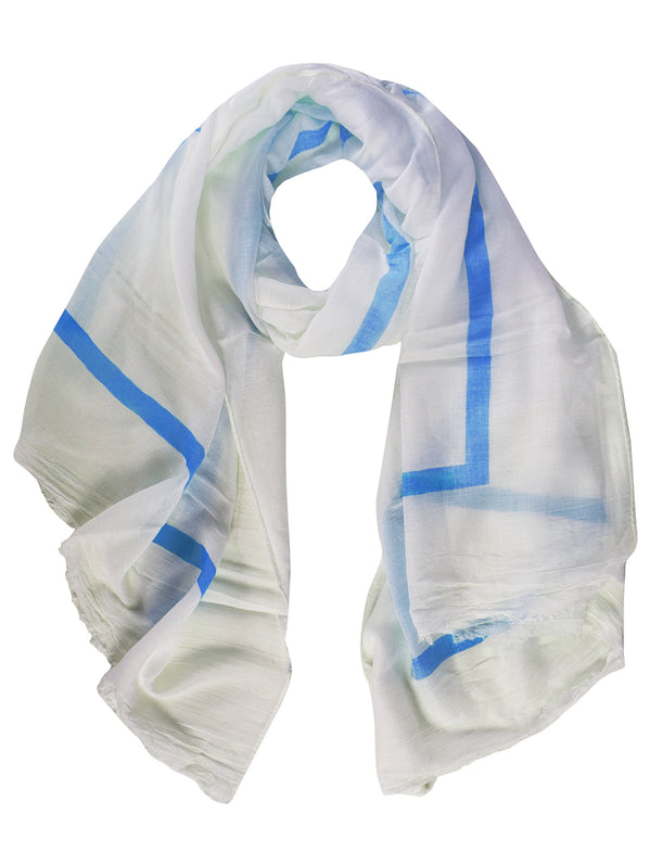 Peach Couture Lightweight Cotton Blend Scarf Shawl