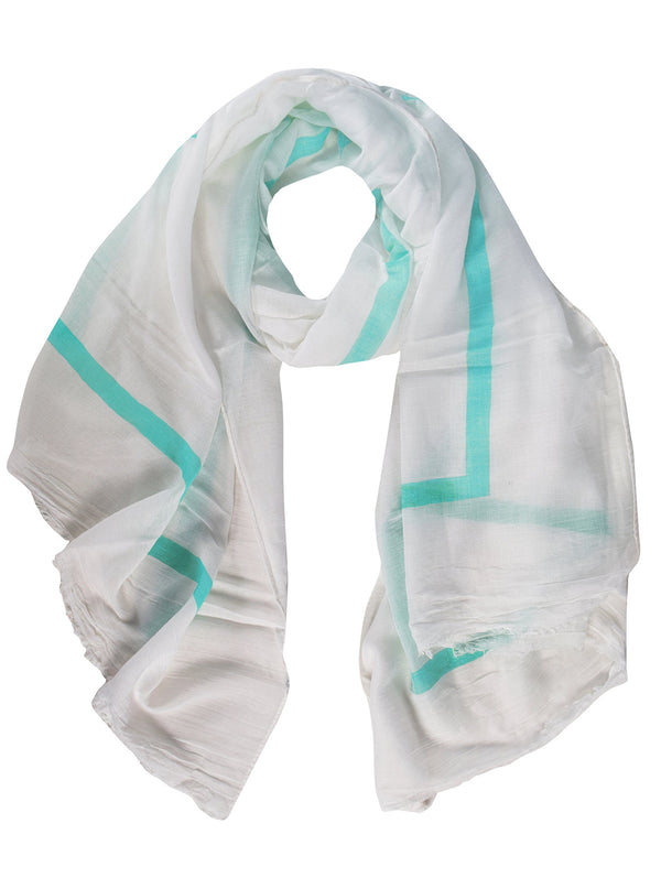 Peach Couture Lightweight Cotton Blend Scarf Shawl