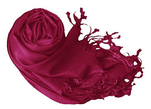 Peach Couture Merlot Pashmina Shawl Wrap Scarf