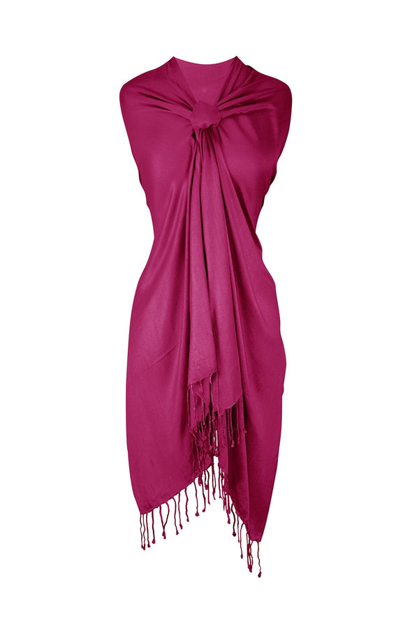 peach couture Merlot Pashmina Shawl Wrap Scarf