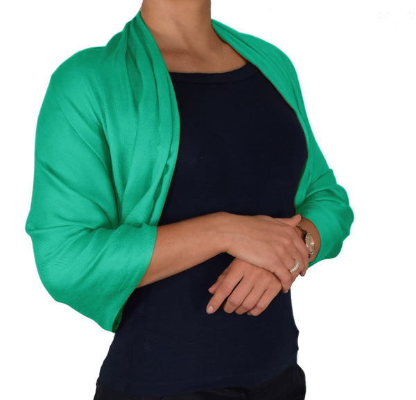 Peach Couture Teal Pashmina Shawl Wrap Scarf