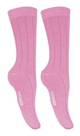 peach couture Soft & Warm Comfortable Women's Ribbed Cashmere Wool Socks
