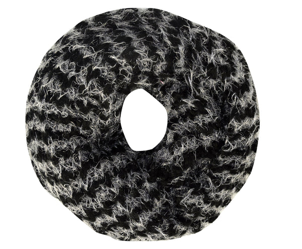 Peach Couture Two Tone Thick Knit Soft Chunky Infinity Loop Scarves