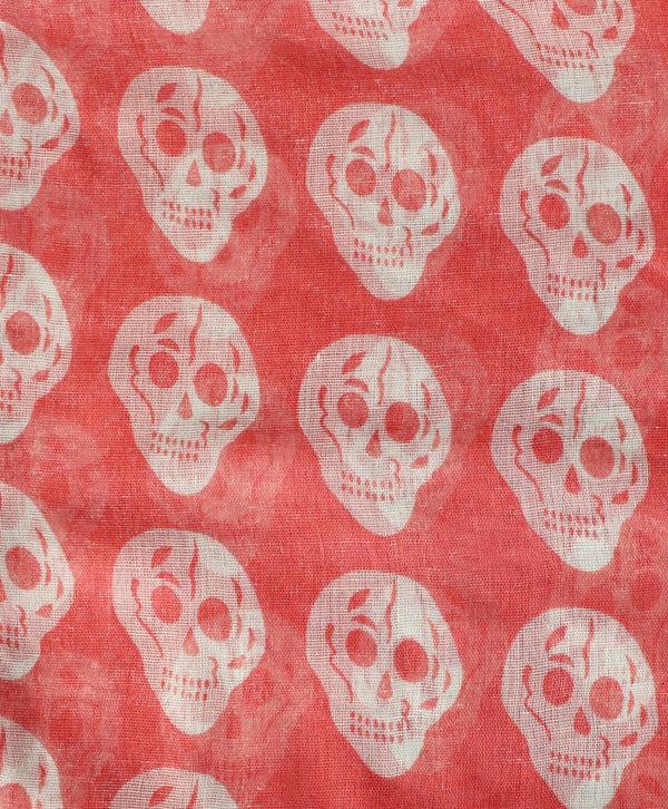 Peach Couture Wild Infinity Scarf Coral Scarf Red Scarf Cheetah Scarf Leopard Print Scarf Skull Print Scarf Coral Hot Pink